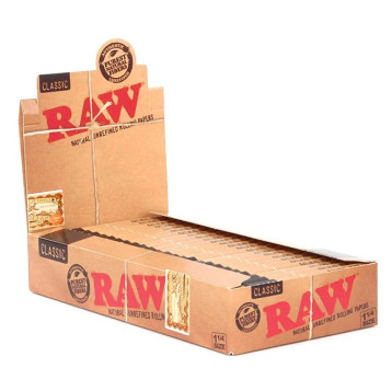 RAW Classic Papers 1 1/4" Size - Full Box 24ct