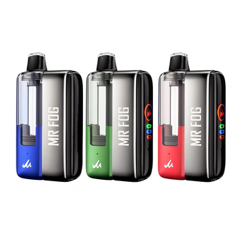 Experience lasting performance with the MR FOG Switch Pod 45000 Puffs Disposable Kit, featuring rich flavor, 5% nicotine strength, and a long-lasting 20ml e-liquid capacity.