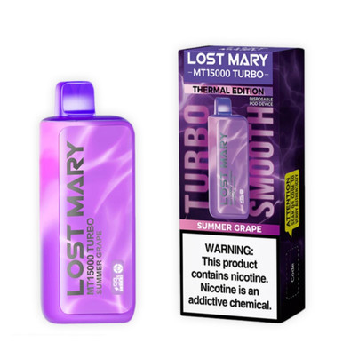 Lost Mary Turbo Vapes MT15000 15,000 Puffs, Smooth and Long-Lasting Lost Mary Turbo Vapes MT15000 15,000 Puffs, Smooth and Long-Lasting