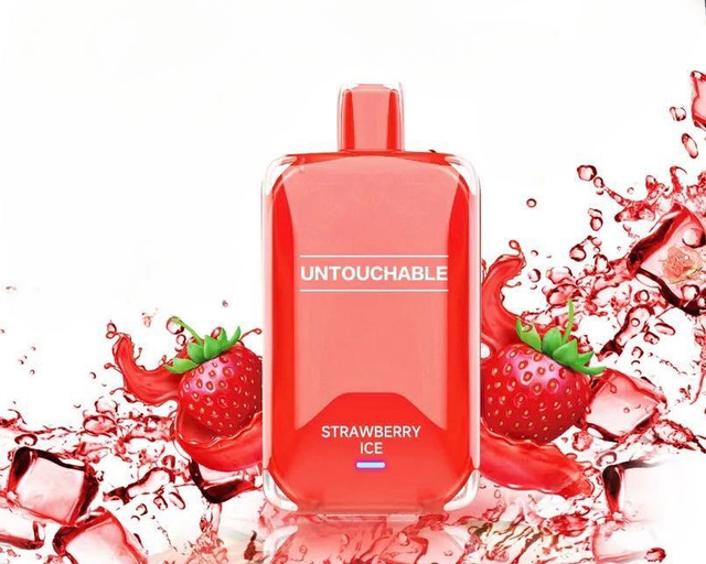 Untouchable Strawberry Ice Disposibles Vape 10,000 Puffs