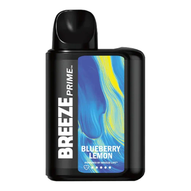 Breeze Prime Blueberry Lemon Disposable Vape 6,000 puffs