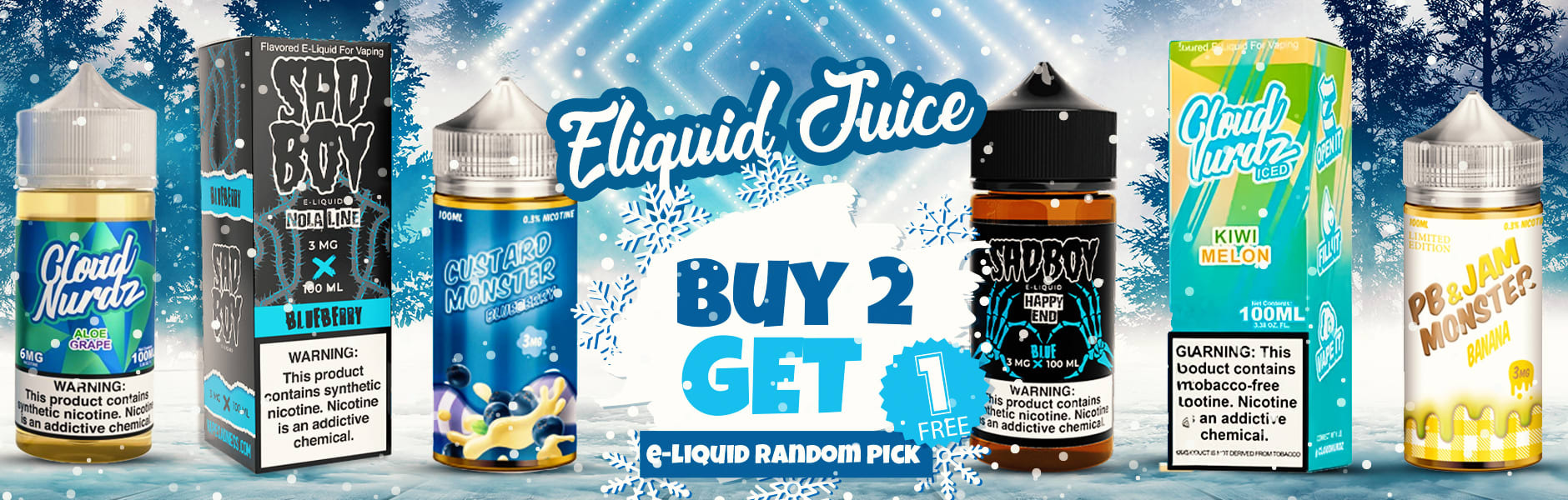 100ml Eliquid and Juices