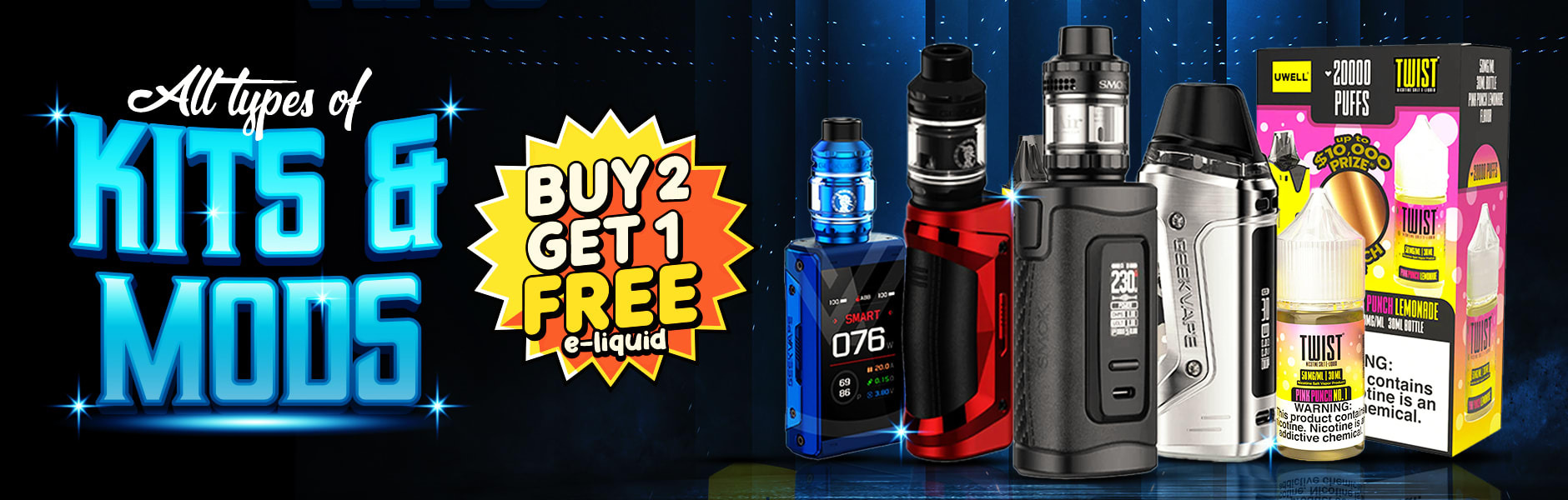 100ml Eliquid and Juices