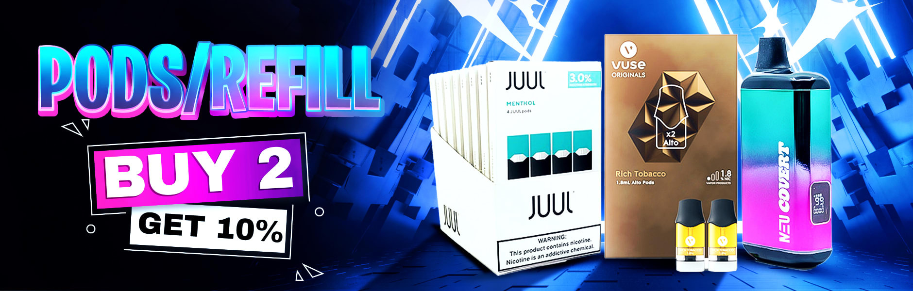 100ml Eliquid and Juices