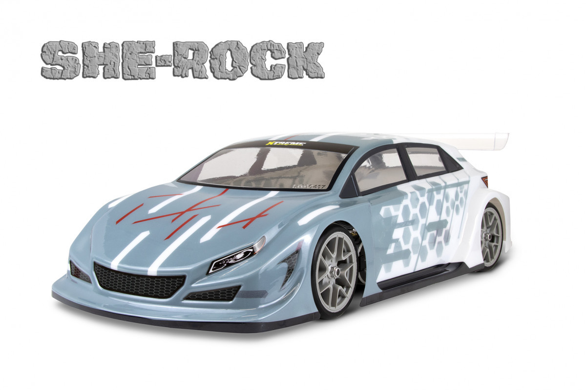 SHE-ROCK SUPER LIGHT RC MODEL BODY 1/10 0.7MM - Speedi Models