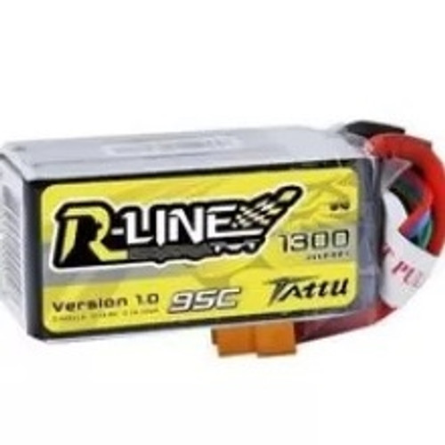 TATTU  1300MAH 4S 14.8V 95C 76x35x30MM XT60