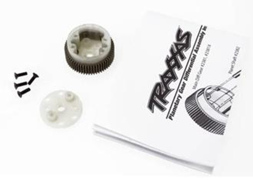 TRAXXAS 2381X - MAIN DIFF WITH STEEL RING GEAR/ SIDE COVER PLATE/ SCREW