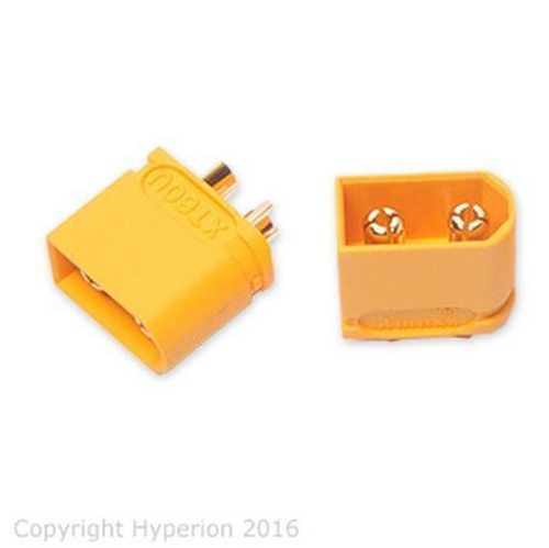 Hyperion HP-CONXT60U-04M XT60U (UPGRADED XT60) 3.5MM CONNECTOR (4 MALE)