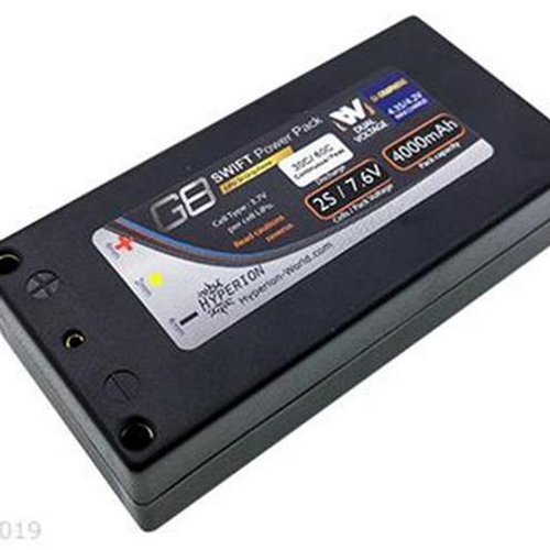 Hyperion HP-G8HC30C4000S2 G8 2S 4000mAh Si-Graphene Lightweight Lipo 30C Car (4.35 / 4.2V)