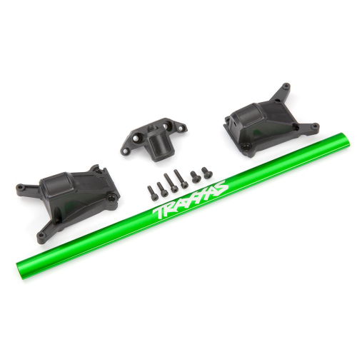 Traxxas 6730G Chassis brace kit, green (fits Rustler® 4X4 and Slash 4X4 equipped with Low-CG chassis)