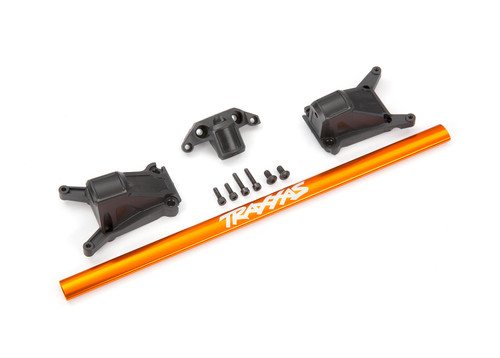 Traxxas 6730A Chassis brace kit, orange (fits Rustler® 4X4 and Slash 4X4 equipped with Low-CG chassis)