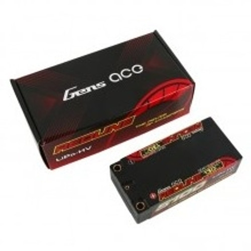Gens Ace Redline HV 5100mAh 7.6V 130C Shorty Hardcase Lipo Battery