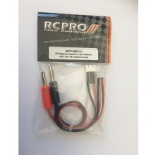 2S Balance lead for Lipo battery with JST XH balance plug, by RC Pro