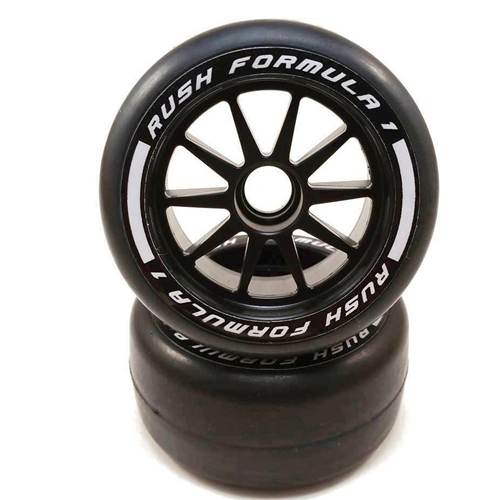 RUSH VF1 FM F1 Front Rubber Tires Medium Premount 2 pcs