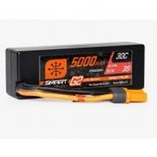 5000mAh 3S 11.1V Smart G2 LiPo 50C Hard Case; IC5 by Spektrum