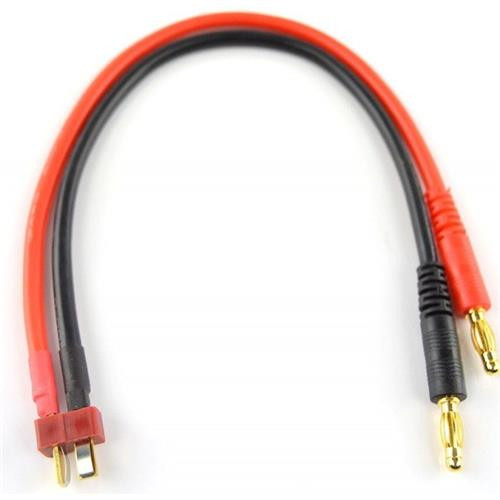 T Plug - Banana plug Charge lead, by RC Pro