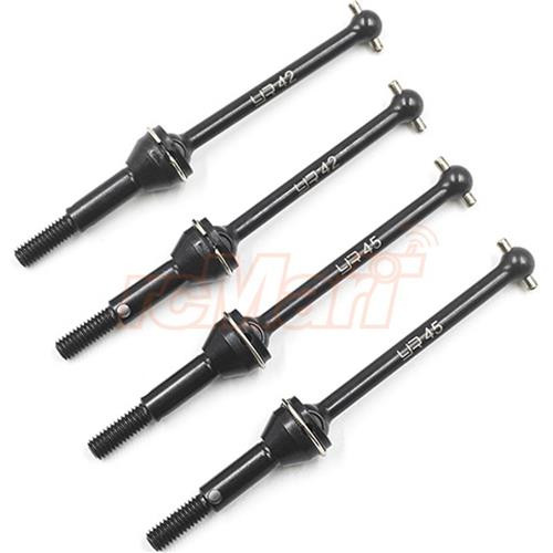 G45 FRONT AND REAR UNIVERSAL SHAFT SET 45MM 42MM FOR HPI RS4 SPORT3