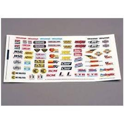 Decal sheet, racing sponsors