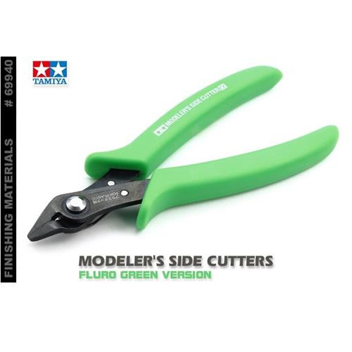 TAMIYA MODELER'S SIDE CUTTERS BASIC(FLURO GREEN)
