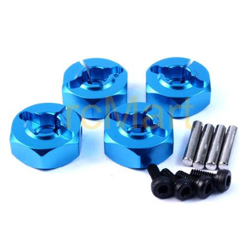 ALLOY WHEEL WASHER SET THICK 6MM (BU) FOR 1/10 RC TOURING DRIFT CRAWLER CAR