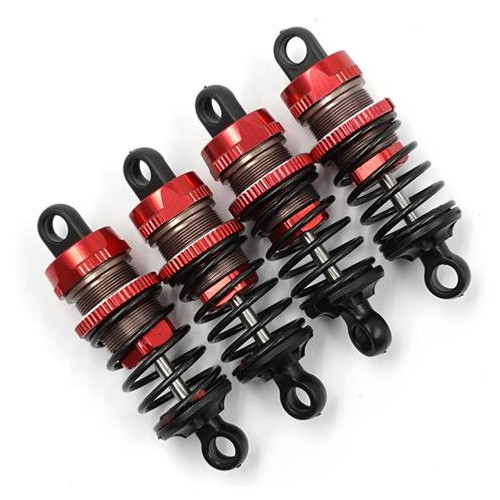 BBG-0055RD ALU BIG BORE GO 55MM DAMPER SET 4PCS FOR 1/10 TOURING