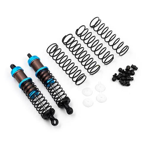 Yeah Racing Aluminum Big Bore Go 90mm Damper 2pcs for 1/10 RC Off Road Car BLUE