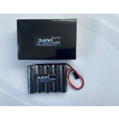 Gens Ace 6V 2400mah NiMh Flat RX Pack w/JR Plug, 120mm Long Lead 152g Gens Ace 6V 2400mah NiMh Flat RX Pack w/JR Plug, 120mm Long Lead 152g