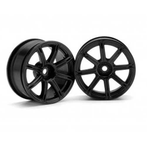 HP 3306 HPI Racing WORK EMOTION XC8 WHEEL 26mm BLACK (3mm OFFSET)