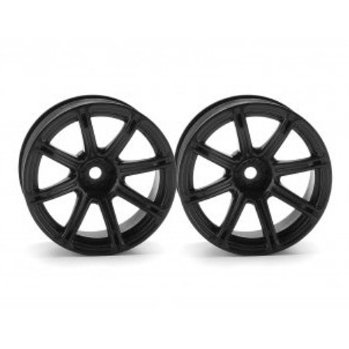 HP 3308 HPI Racing WORK EMOTION XC8 WHEEL 26mm BLACK (9mm OFFSET)