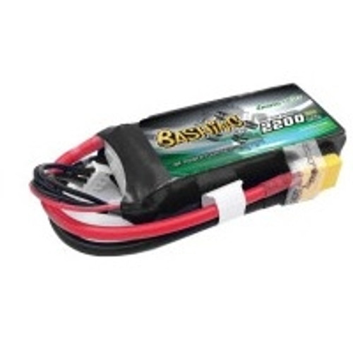 Gens ace Bashing 2200mAh 11.1V 35C 3S1P Lipo Battery Pack with XT60 75x34x25mm 143g