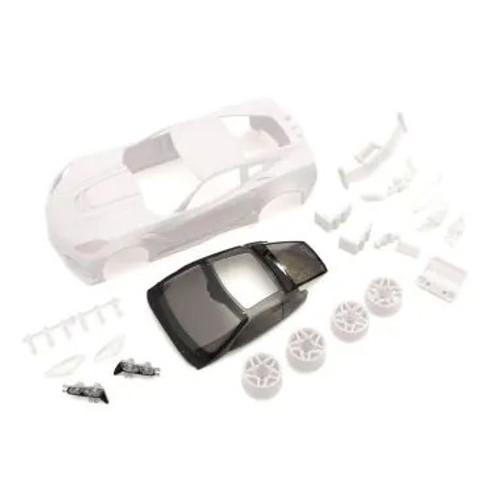 KP MZN196 Kyosho Part Corvette ZR1 White Body Set w/Wheel