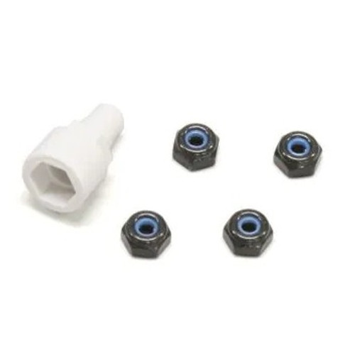 KP MZW013BK Kyosho Part Color Nylon Nut Black