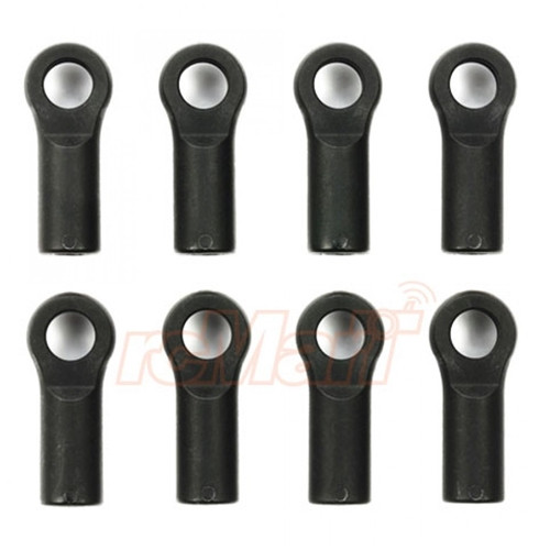 TAMIYA 5MM OPEN FACE REINFORCED BALL END ADJUSTERS LONG 8 PCS BLACK