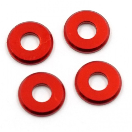 ALUMINUM SHIM 3X7.5X1MM RED 4PCS