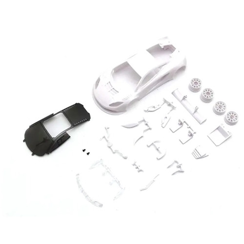 KP MZN223B Kyosho Parts McLaren12C GT3 2013 White Body set (w/Rim for RWD)