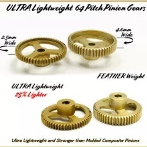 58T Thin Cut Ultra Light Weight 64P Pinion by Trinity