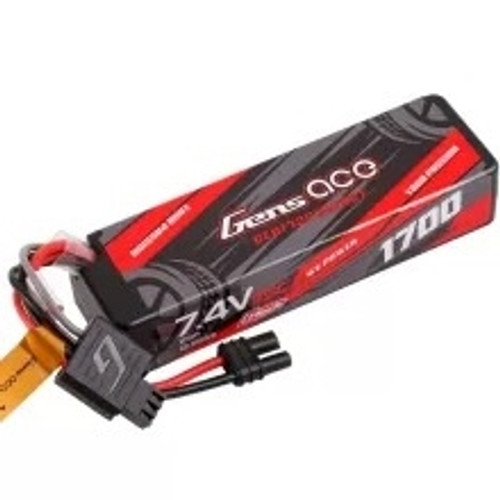 Gens Ace 1700mAh 2S 7.4v 35C Hard Case Lipo Battery for ARRMA Grom IEC2 Plug 101x31x21mm 99g