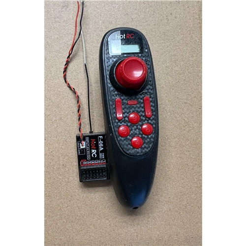 HOTRC 6CH SINGLE STICK REMOTE WITH RECEIVER