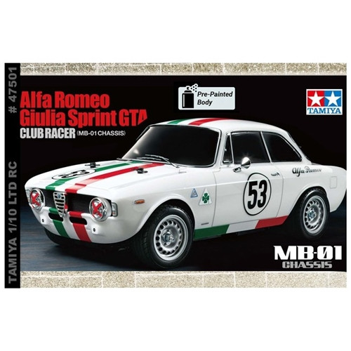 1/10 WHITE GUILIA SPRINT PAINTED W/ESC