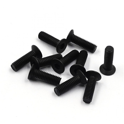 Hex Screw Flat Head 110° FM3x10mm (10)