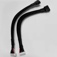 XH Silicone 6S Balance Lead Extension with Braid Cover, 200mm Long 2pc