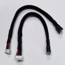 XH Silicone 4S Balance Lead Extension with Braid Cover, 200mm Long 2pc