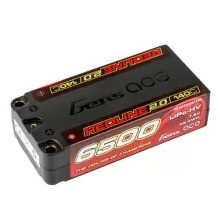 Gens Ace Redline 2.0 6500mAh 2S 140C 7.6V HV Shorty Lipo Battery with 5.0mm bullet 224g 96x47x25mm IFMAR