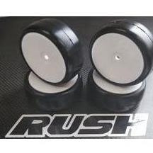 RUSH 32X  1/10 TOURING PRE-GLUED TIRES X 2SET
