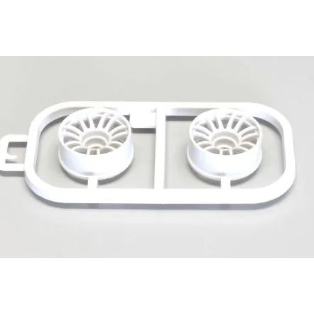 KP MZH131W-N1 Kyosho Part Multi Wheel II 0.0/Offset 1White/RE30/2pcs