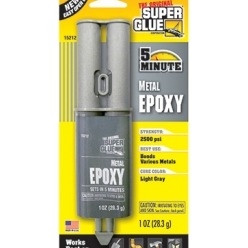 SUP 15212 Superglue 5 Minute Fast Metal Epoxy 28.3g