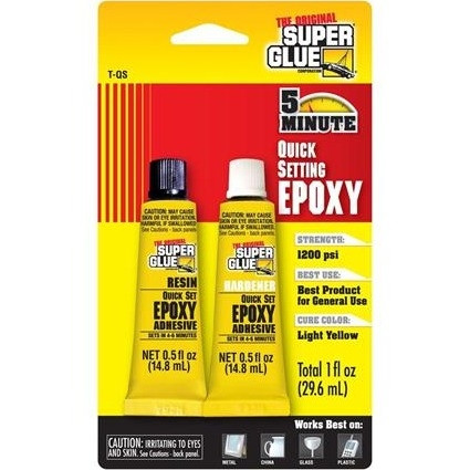 SUP T-QS Superglue 5 Minute Quick Set Epoxy (29.6ml)