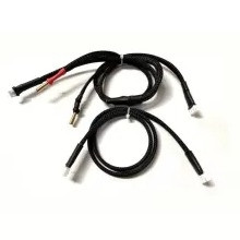 2S Lipo/Life Receiver Pack & SCX24 Charge Lead via XH Balance Port with 4mm Bullets 650mm includes extra 2S XH Braided Balance Extension 600mm Long. Combined Total 1250mm
