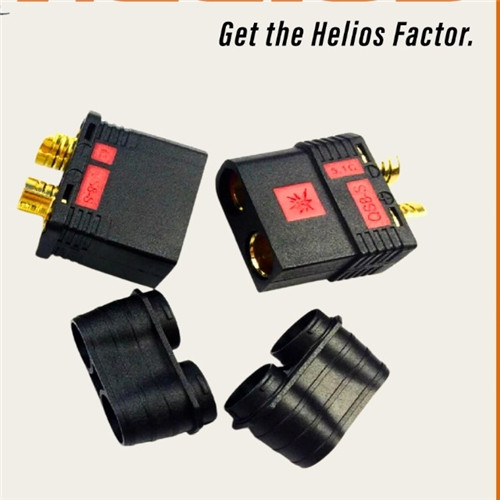 Helios Connector - QS8-S Heavy Duty Gold (Male & Female) - HL-ADP-10053-2X  two pairs