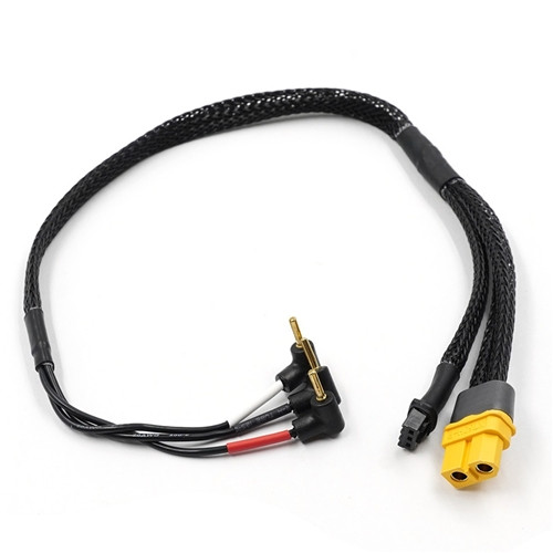XT60 Plug To 2mm Plug (Angled Type) Charging Cable w/ Balance Plug (32mm)